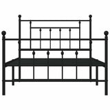 Bed Frame Black Steel Single Industrial Bed Frame Rectangular 353550