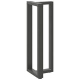 Bar Table Legs T-Shaped 2 pcs Anthracite 50x35x cm Steel 4013102
