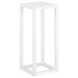 3 Piece Plant Stand Set White Solid Wood Pine 822268