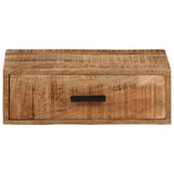 Wall-mounted Bedside Cabinet 40x30x13.5 cm Solid Wood Mango 371973