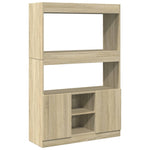 Highboard Sonoma Oak 92x33x140 cm Engineered Wood 3309611