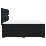 Box Spring Bed with Mattress Black 200x200 cm Velvet 3291010