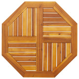 Table Top 70x70x2 cm Octagonal Solid Wood Acacia 4004261