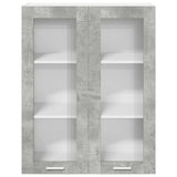 Hanging Cabinet Concrete Grey 80 x 31 x 100 cm Engineered Wood 884397