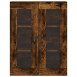 Wall Mounted Cabinet Smoked Oak 69,5x34x90 cm Engineered Wood 834991