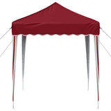Pop-up Party Tent 195 x 195 x 245 cm Burgundy Oxford Fabric 42019719