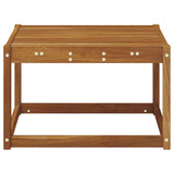 Outdoor Table Solid Acacia Wood Natural 59 x 59 x 37 cm 900447