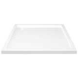 Square ABS Shower Base Tray White 80x80 cm 148907