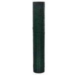 ZNTS Chicken Wire Fence Galvanised Steel 1x25 m Green 140440
