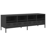 TV Cabinet Black 135x39x43.5 cm Cold-rolled Steel 851328