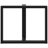 Dining Table Legs T-Shaped 2 pcs Black 90x35x cm Steel 4013064