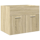 4 Piece Bathroom Furniture Set Sonoma Oak Engineered Wood 3325008