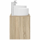 Bathroom Furniture Set 3 pcs Sonoma Oak 49.5 x 44.5 x 65.5 cm 3405941
