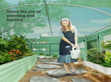 19 x 9.8ft Walk-In Polytunnel Greenhouse - Green T3398P325138