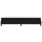 Box Spring Bed with Mattress Black 120 x 210 cm Fabric 3398739