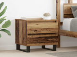 Bedside Cabinet 2 pcs Old Wood 40 x 35 x 50 cm Engineered Wood 881915