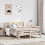 Bed Frame with Headboard without Mattress 140x200 cm 3306853