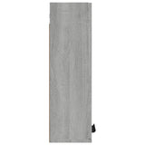 Wall-mounted Bathroom Cabinet Grey Sonoma 32x20x67 cm 817061