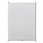 ZNTS Plisse Blind 100x200cm White Pleated Blind 240612