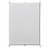 ZNTS Plisse Blind 100x200cm White Pleated Blind 240612