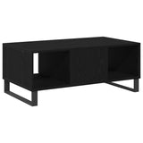 Coffee Table Black Oak 90 x 50 x 36.5 cm Engineered Wood 862964