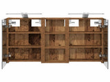Bathroom Cabinet Set 3 pcs 80 x 10.5 x 50 cm Engineered wood 3403662