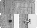Bathroom Vanity with Sink Grey Sonoma 42 x 40 x 84.5 cm 890060