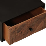 Handmade Bedside Cabinet Natural 40 x 30 x 20 cm 42020097
