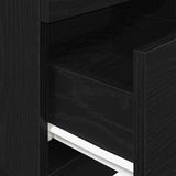 Bedside Cabinets 2 pcs with 2 Drawers Black 36x36x68 cm 858581