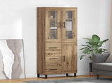 Highboard 2 pcs Artisan Oak 69.5 x 34 x 180 cm Engineered Wood 3415994