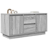 TV Cabinet with LED Lights Grey Sonoma 100x41x50 cm 861414