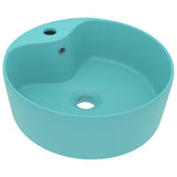Luxury Wash Basin with Overflow Matt Light Green 36x13 cm Ceramic 147035