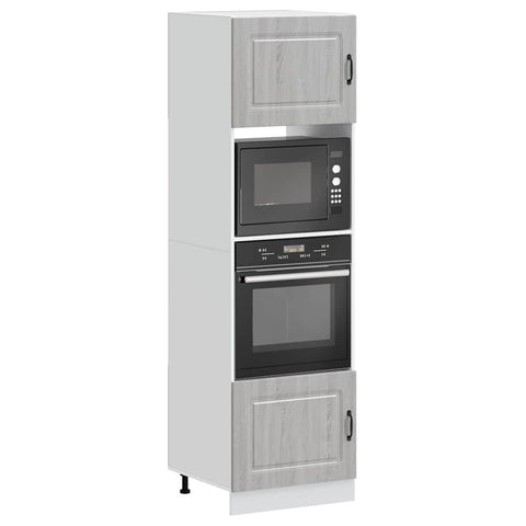 Oven Cabinets 2 pcs Kalmar Grey Sonoma Engineered Wood 3315037