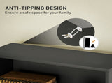 Six Shelf Bookcase - Black T3398P344835