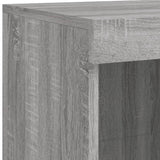 Sideboard with LED Lights Grey Sonoma 202x37x100 cm 3209189