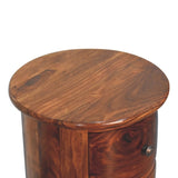 3 Drawer Chestnut Sheesham Drum IN3449