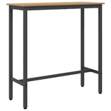 Table Artisan Oak 100 x 40 x 100.5 cm Engineered Wood and Steel 873743