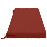 2-Piece Bench Cushions SOEST 2 pcs 100% Polyester Red 950257