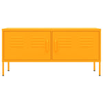 TV Cabinet Mustard Yellow 105x35x50 cm Steel 336227