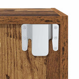 TV Cabinet Set Old Wood 37 x 37 x 107 cm Engineered Wood 875081