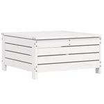 ZNTS 10 Piece Garden Sofa Set White Solid Wood Pine 3250681