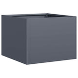 Planter Anthracite 40x40x30 cm Steel 860796