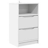 Bedside Table White 40 x 30 x 467 cm Engineered Wood 888907