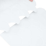 Fish Scale Tile 20 pcs White 30 x 30 cm Polyurethane and PET 42046214