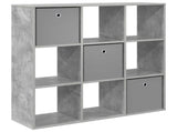 Sideboard with Drawer Concrete Grey 102 x 31 x 99.5 cm 8000495