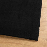 Rug HUARTE Short Pile Soft and Washable Black 240x340 cm 375121