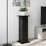 Plant Stand Black 30.5 x 30 x 80.5 cm Engineered Wood 899764