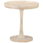 ZNTS Side Table Ø50x55 cm Solid Mango Wood 320599