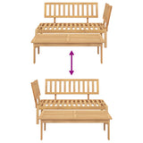 Garden Pallet Sofa Set 2 pcs Solid Wood Acacia 365853