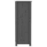 Book Cabinet Grey 80x35x97 cm Solid Wood Pine 821681